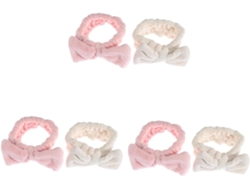 Set De 6 Diademas De Maquillaje Con Lazo, Accesorios Para El Cabello, Ideales Para Yoga Y Limpieza Facial.