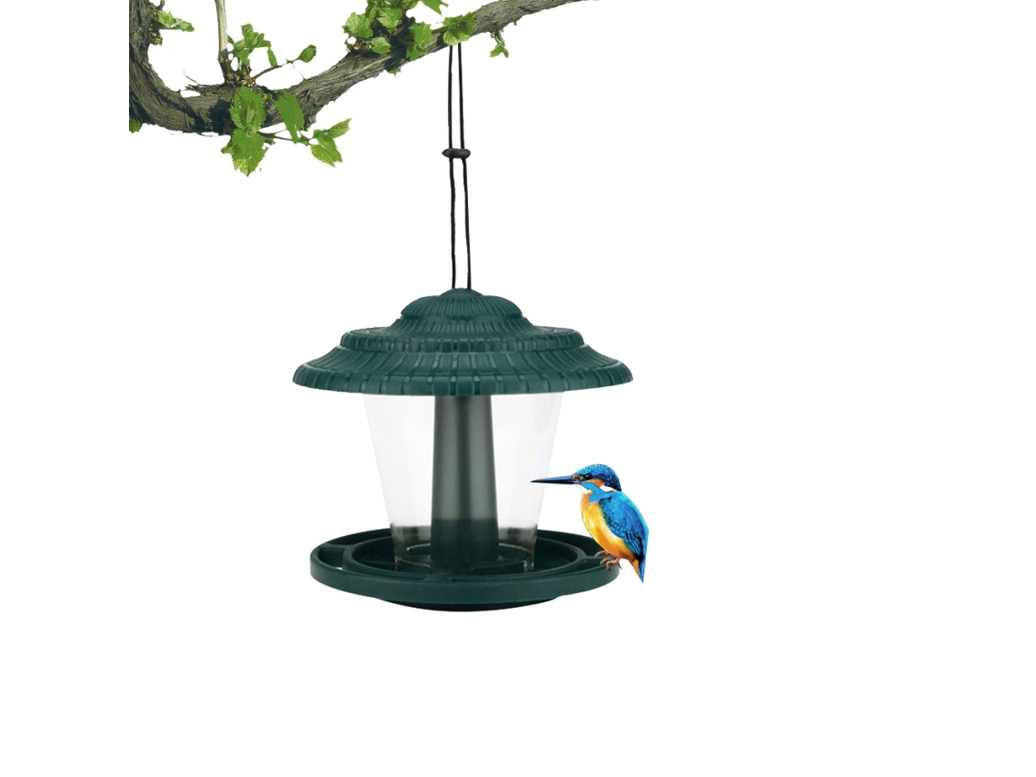 Comedero Automático Para Pájaros Silvestres, Impermeable, Comedero Colgante Para Jardín.