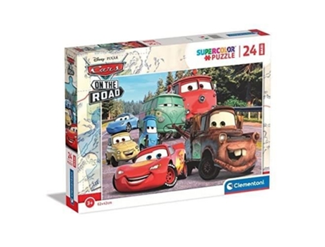 Puzzle 24 Pcs Maxi Coches en la Carretera CLEMENTONI 24239