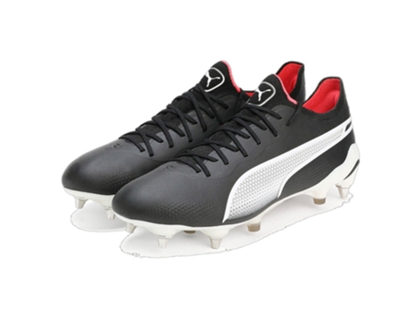 Botas de fútbol Unisex para Fútbol PUMA King Ultimate Mxsg Negro (40)