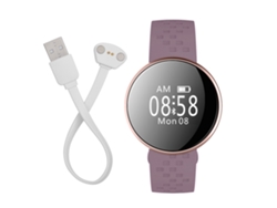Pulsera Inteligente (podómetro Y Monitor De Frecuencia Cardíaca) B16 Podómetro Deportivo Pulsera Inteligente De Frecuencia Cardíaca (morado)