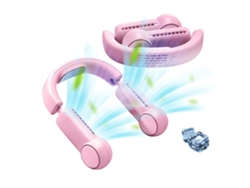 Ventilador de cuello plegable portátil recargable sin aspas