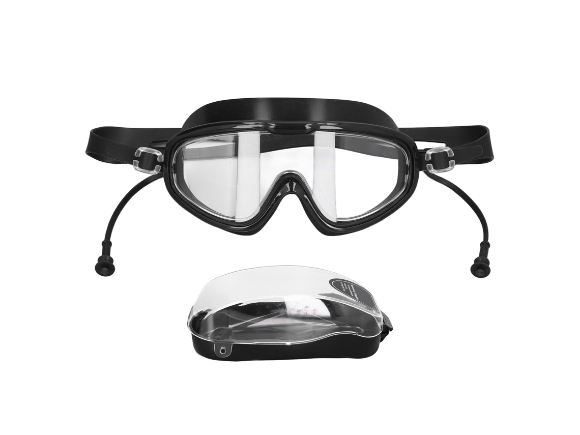 Gafas De Natación Impermeables, Suaves, Hd Y Antivaho Para Hombre - Negras