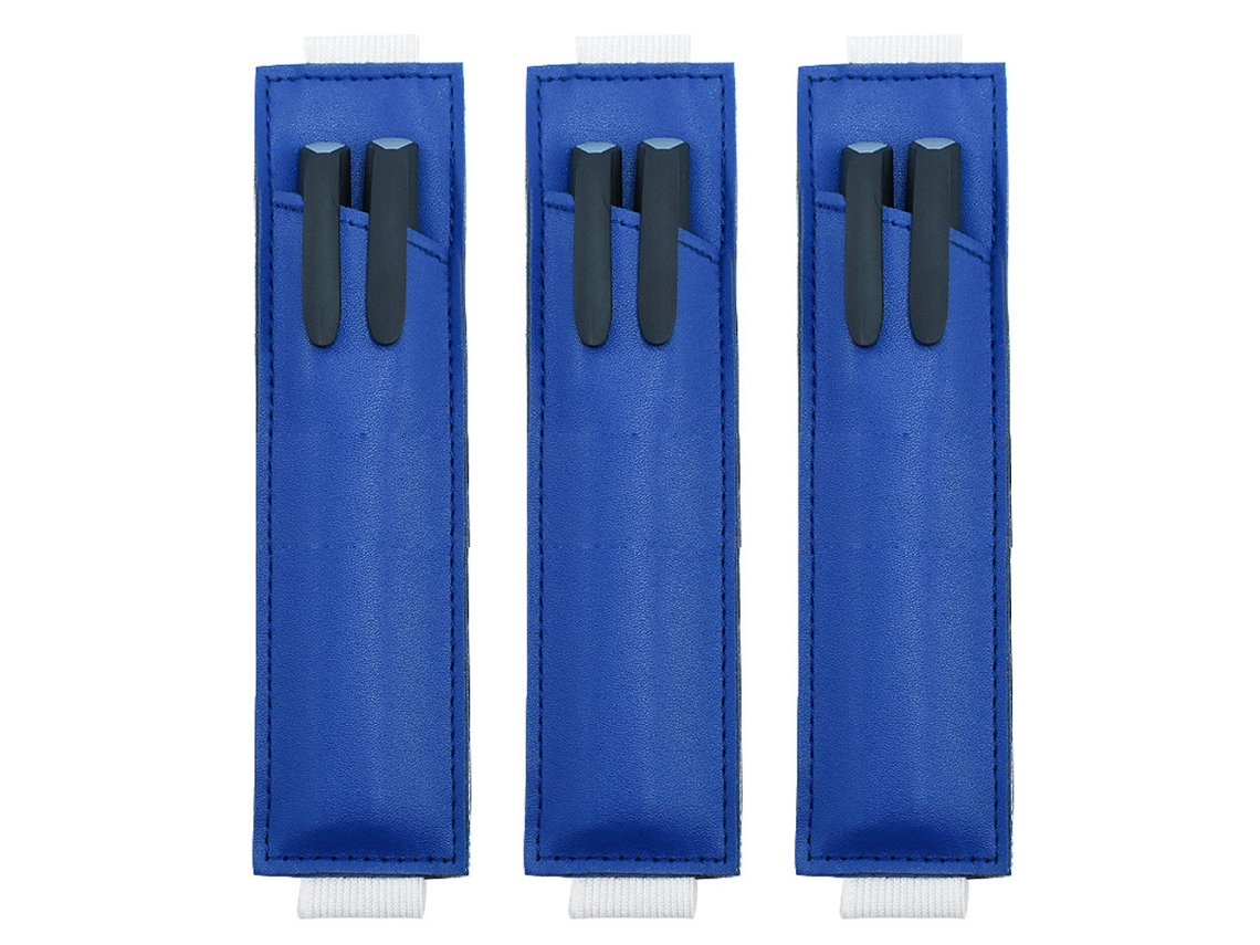 Porta lápices 3 piezas, estuche para bolígrafos en piel, banda elástica para la mayoría de tablets, 174.5 cm