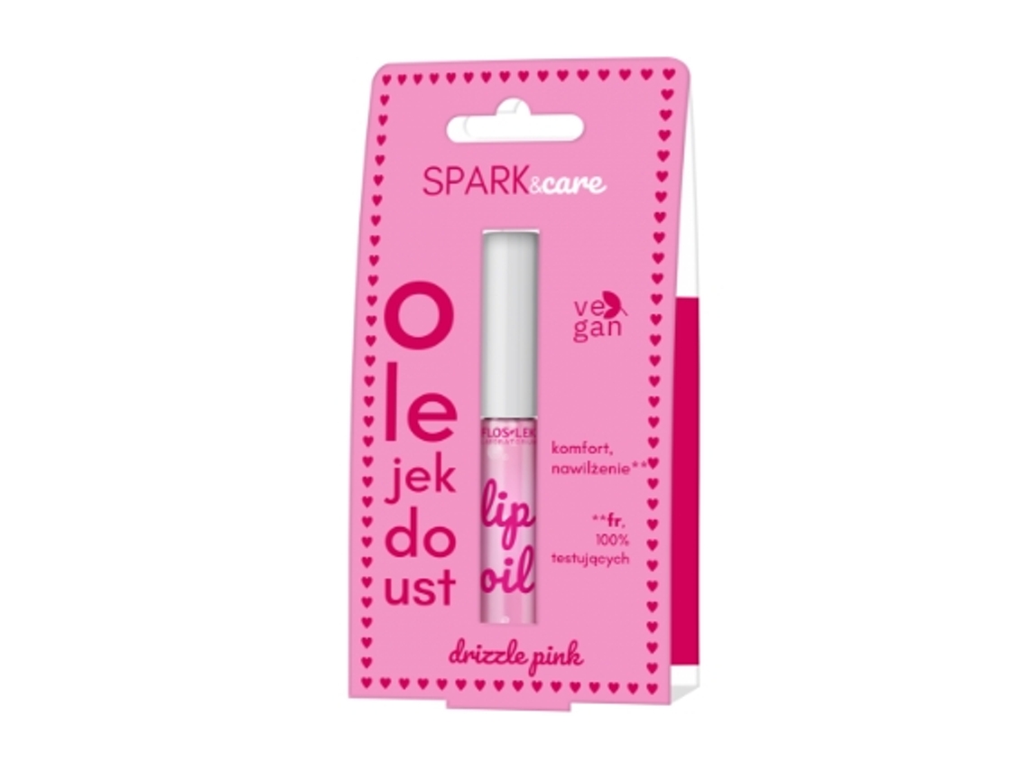 Aceite labial Laboratorium Sparkle Care Pink Rain, 5,5 g Floslek