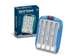 Juego sensorial de empuje rápido Montessori, máquina de rompecabezas de música electrónica Digitallab (azul)