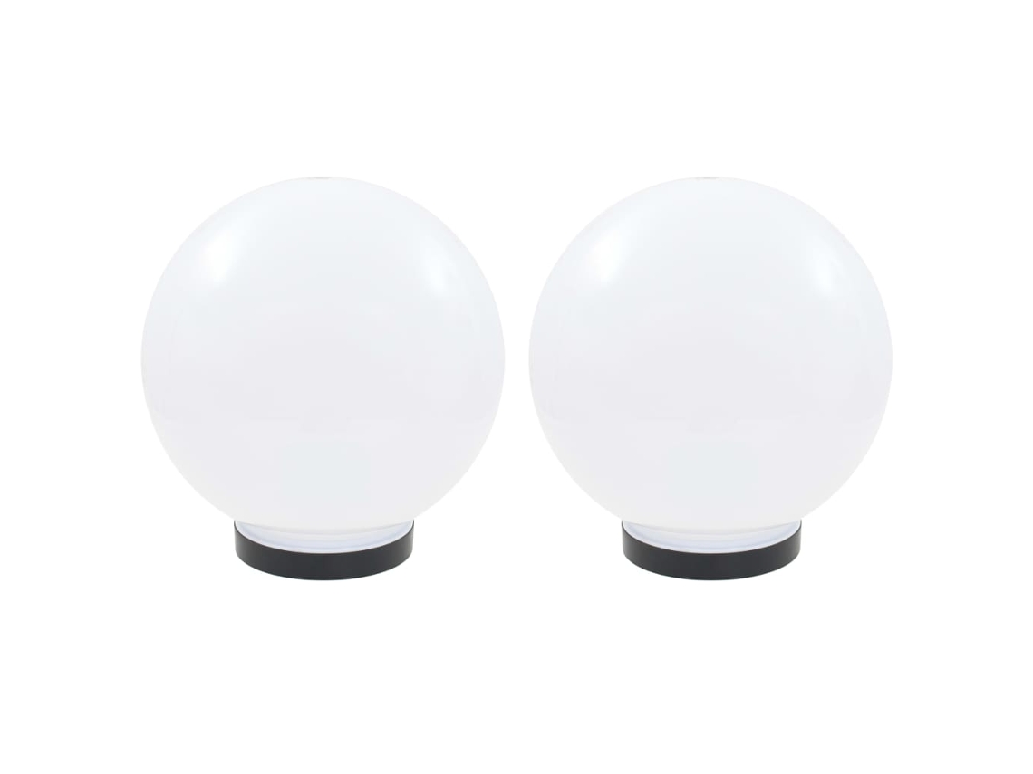 Lámpara Luminaria Esférica LED 2 Piezas 25 cm PMMA
