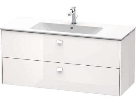 Mueble bajo lavabo DURAVIT Brioso de pared 122,0 x 47,9 cm con 2 cajones incl. hueco para sifón y delantal para lavabo ME by Starck 233612
