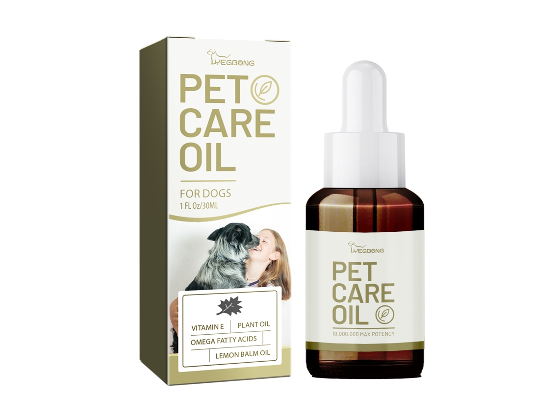 Aceite Worten para el cuidado de mascotas