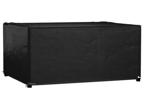 Funda Para Muebles De Jardín VIDAXL Negro Polietileno (160x120x75 cm)