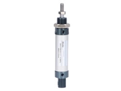 Cilindro pneumático mini de liga de alumínio de dupla ação 16mm Mal16x75 0,1-0,8mpa 30-800mm/s