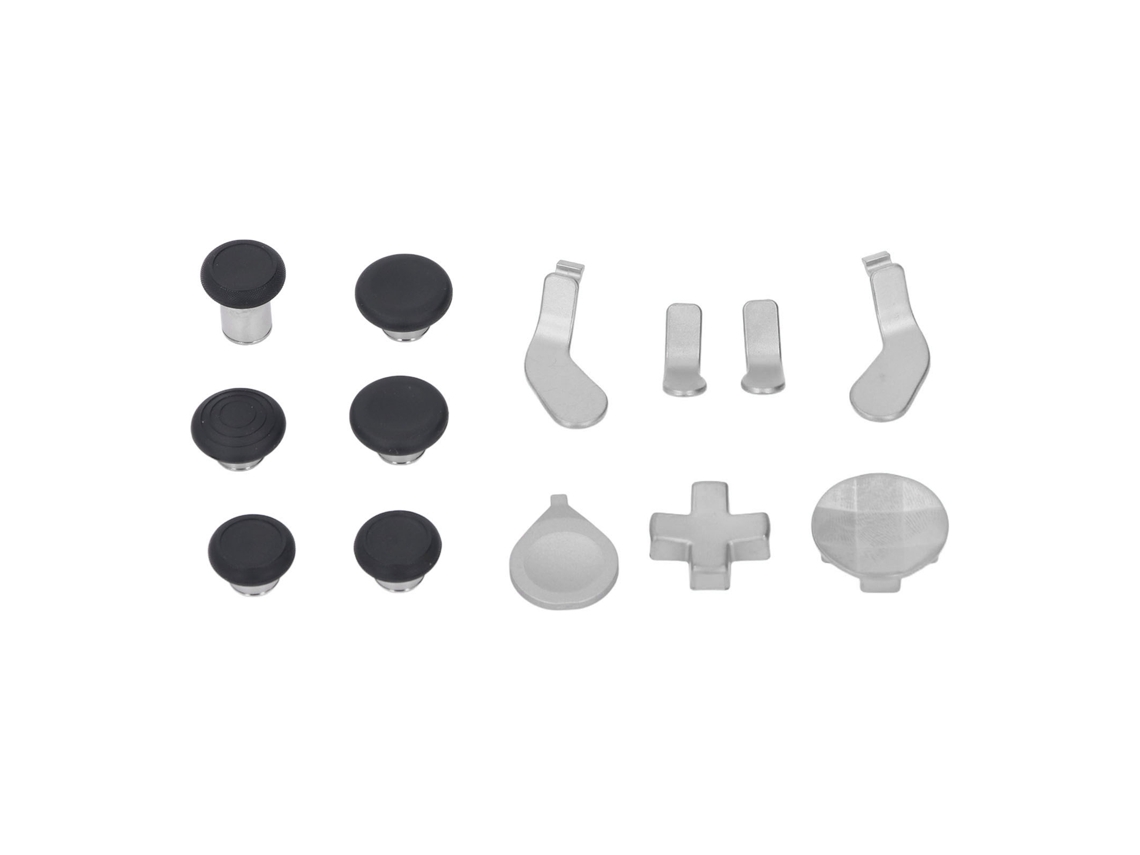 13 Piezas De Joysticks, Palancas Y Crucetas Con Agarre Texturizado, Accesorios Para Mandos Elite Series 2, Color Plata.