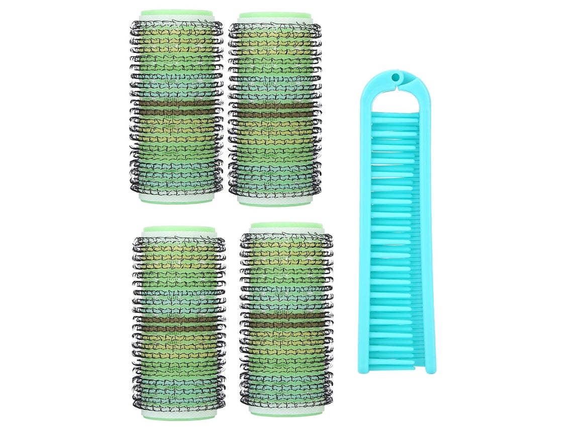 2026 - Modelador de Cabelo Manual Profissional DIY com Rolos, Ferramenta de Beleza e Cuidados com os Cabelos - Verde
