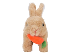 2026-juguete De Conejo De Peluche Realista Conejo Eléctrico Saltarín Para Niños Interacción Padre-hijo Amarillo