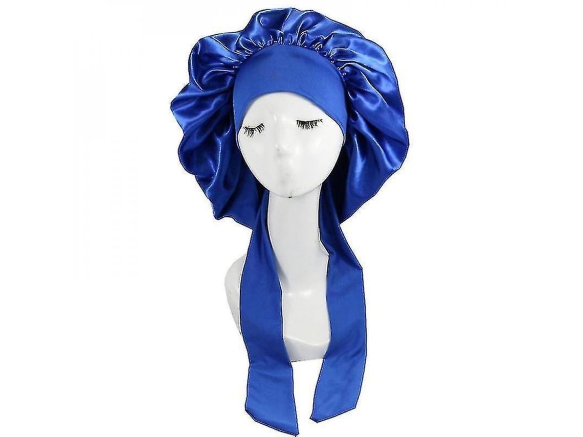 Gorro De Dormir De Seda Satinada De Alta Calidad Con Correa Ajustable, Funda Nocturna Wzo