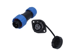 2026as-conector De Aviación Impermeable Ip68 Con Brida, Conector Hembra Y Macho, 2 Núcleos, 380v 10a, 16mm