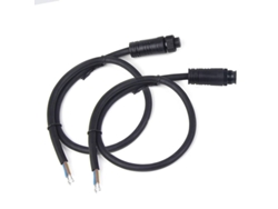 Set de Cables Con Conector Macho + Hembra 2 Cables Ip68 LEDBOX