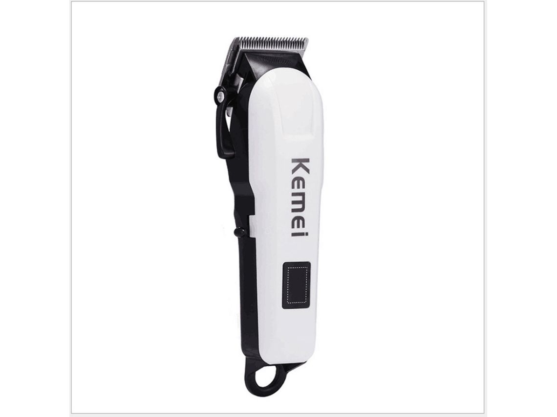 Cortadora de pelo eléctrica recargable Kemei Km 809a, venta directa de fábrica, luz dorada, venta al por mayor