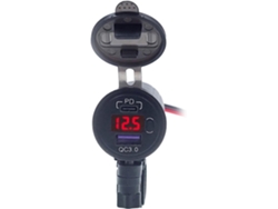 Cargador USB para motocicleta, cargador de teléfono USB para motocicleta, cargador USB para motocicleta con puerto USB Gokoco