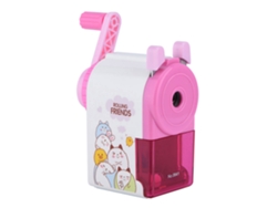 Manual De Sacapuntas. Cute De Manivela Para Niños. Escuela, Hogar, Oficina. Rosa