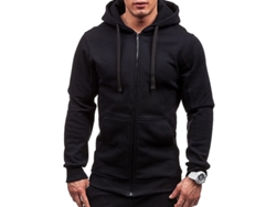 2026-chaqueta Hombre Con Cremallera Y Capucha Sudadera Abrigo Casual Invierno Otoño