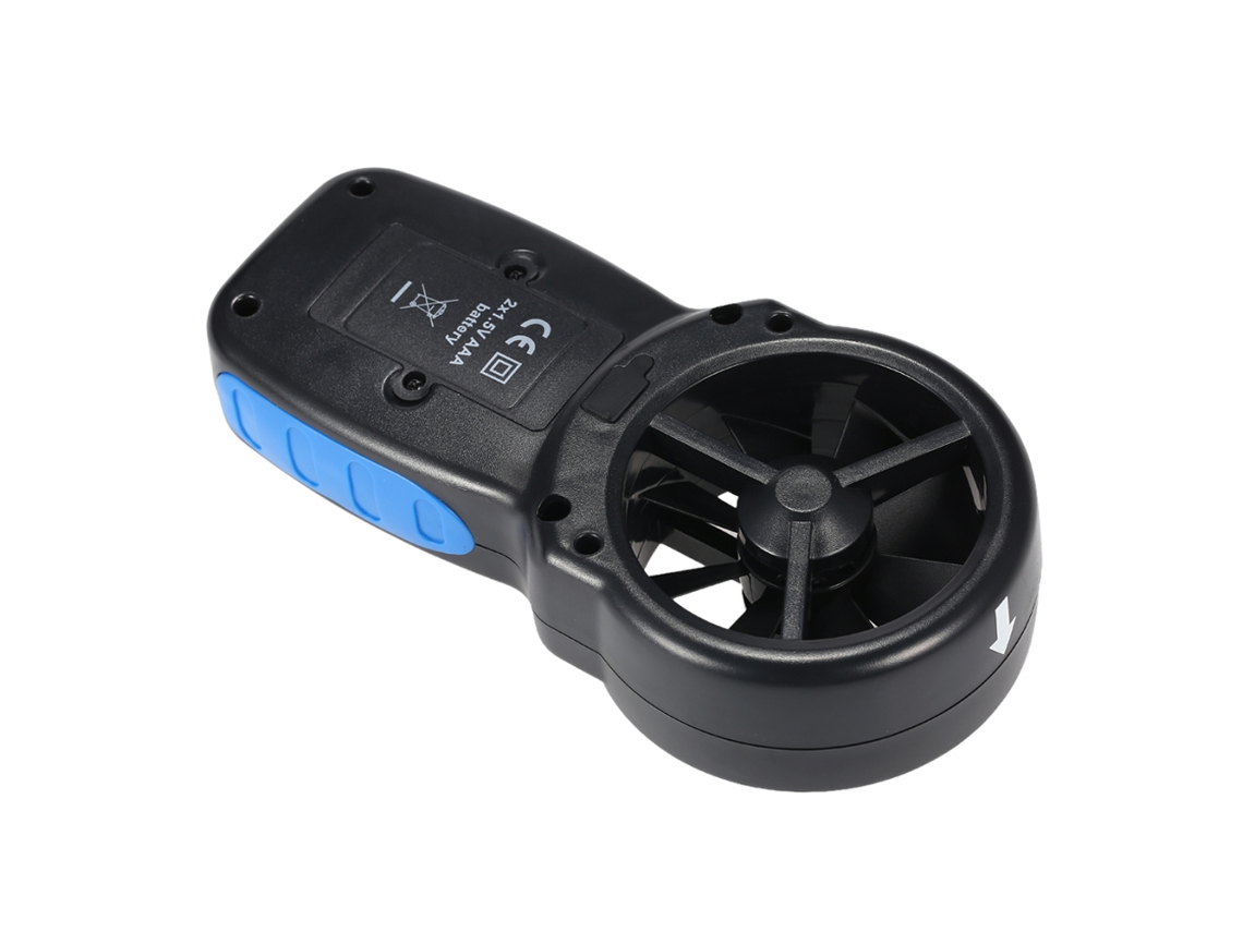 Anemómetro Digital Holdpeak Hp-866b Mini Lcd Medidor De Velocidad Del Viento Y Temperatura Con Retroiluminación