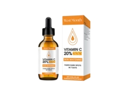 Sérum iluminador con vitamina C para una piel radiante.