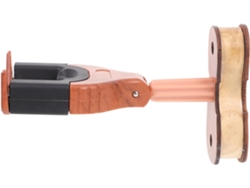 Gancho De Pared Autoblocante De Madera De Caoba Para Ukelele