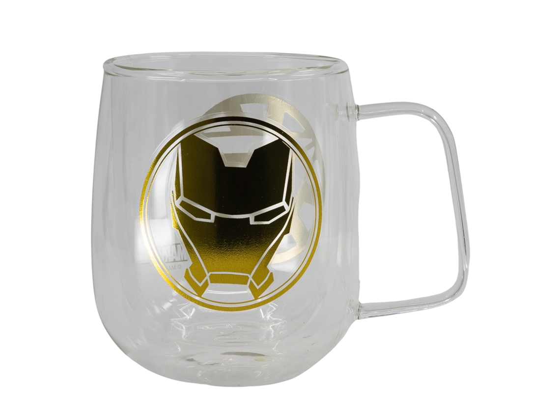 Disney TAZA DE CRISTAL DE DOBLE PARED 290 ML MARVEL YOUNG ADULT