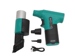 Duster De Ar Comprimido Sem Fio Portátil 120000rpm Ajuste Infinito Mini Jet Fan Para Limpeza Verde