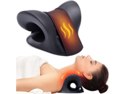 Camilla cervical para aliviar el dolor, almohada de tracción cervical con calefacción para corregir la articulación temporomandibular y la columna vertebral, Csyy