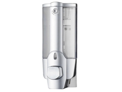 Dispensador de jabón líquido y champú de 350 ml, manual de pared para baño, cocina y hotel Rosewell