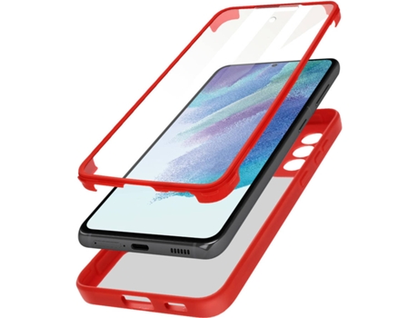 Funda Samsung Galaxy S21 FE AVIZAR Plexiglás (Rojo)