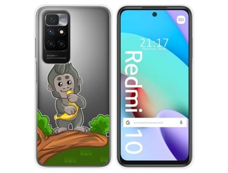 Carcasa Xiaomi Redmi 10 TUMUNDOSMARTPHONE Dibujos Transparente Multicolor