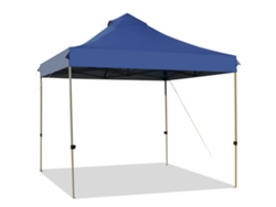 Tienda Plegable Costway Portátil E Impermeable (3 X 3 M - Tela Oxford - Azul)