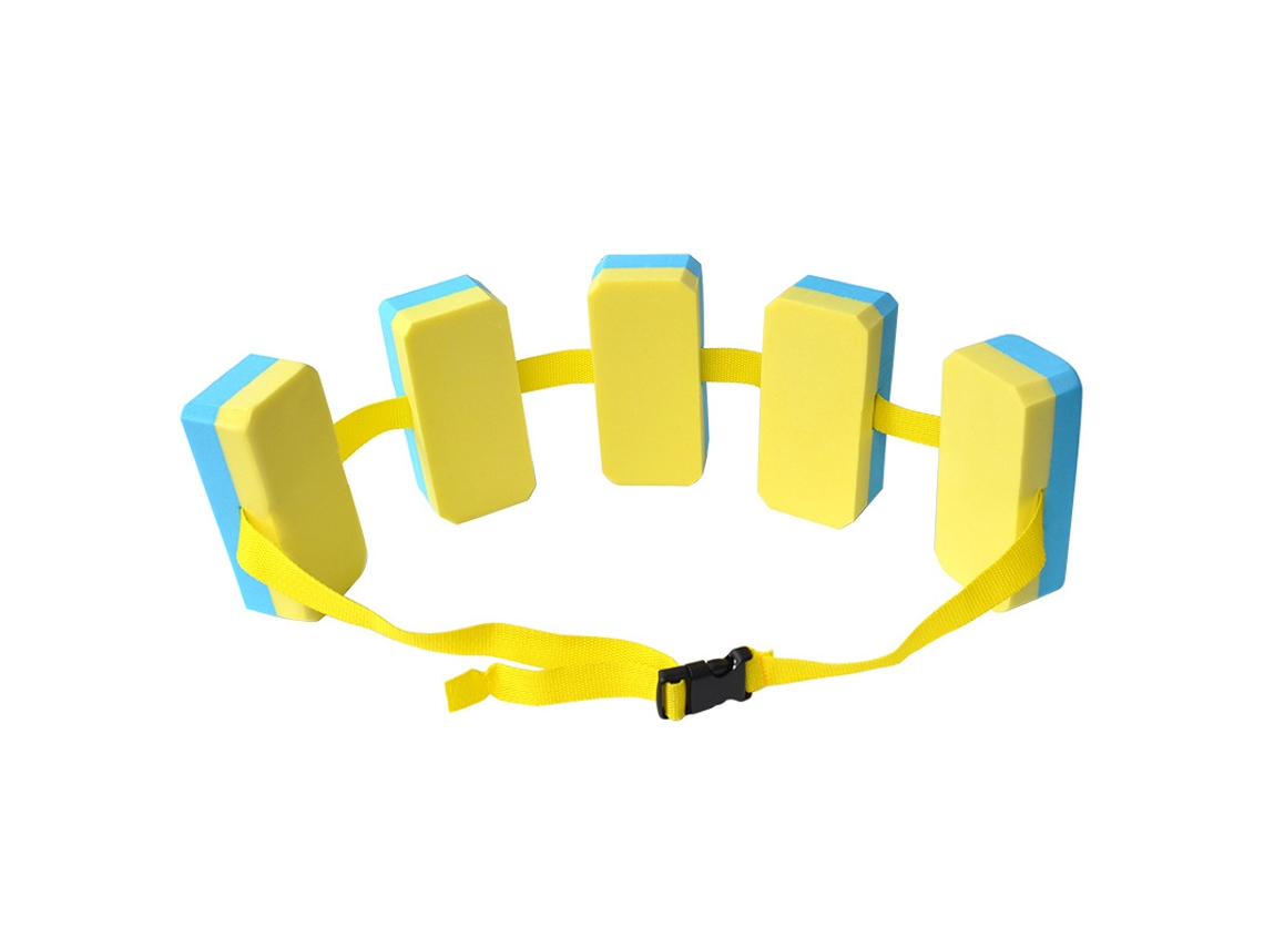 Cinturón De Flotación Infantil Con Tirantes Ajustables Y 5 Almohadillas De Eva Para Entrenamiento De Natación Infantil (amarillo) Panoona