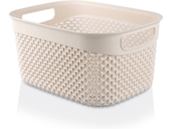 Cesta Seleccionadora Media Rectangular 7h HOUSE Beis 3,3 Litros