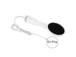 Secador De Pelo Eléctrico 2 En 1 Cepillo Iónico Plancha De Pelo Desenredador Cepillo De Pelo