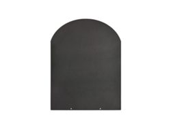 Divina Fire - Alfombrilla protectora de suelo de acero de 80 x 60 para estufas de leña y pellets