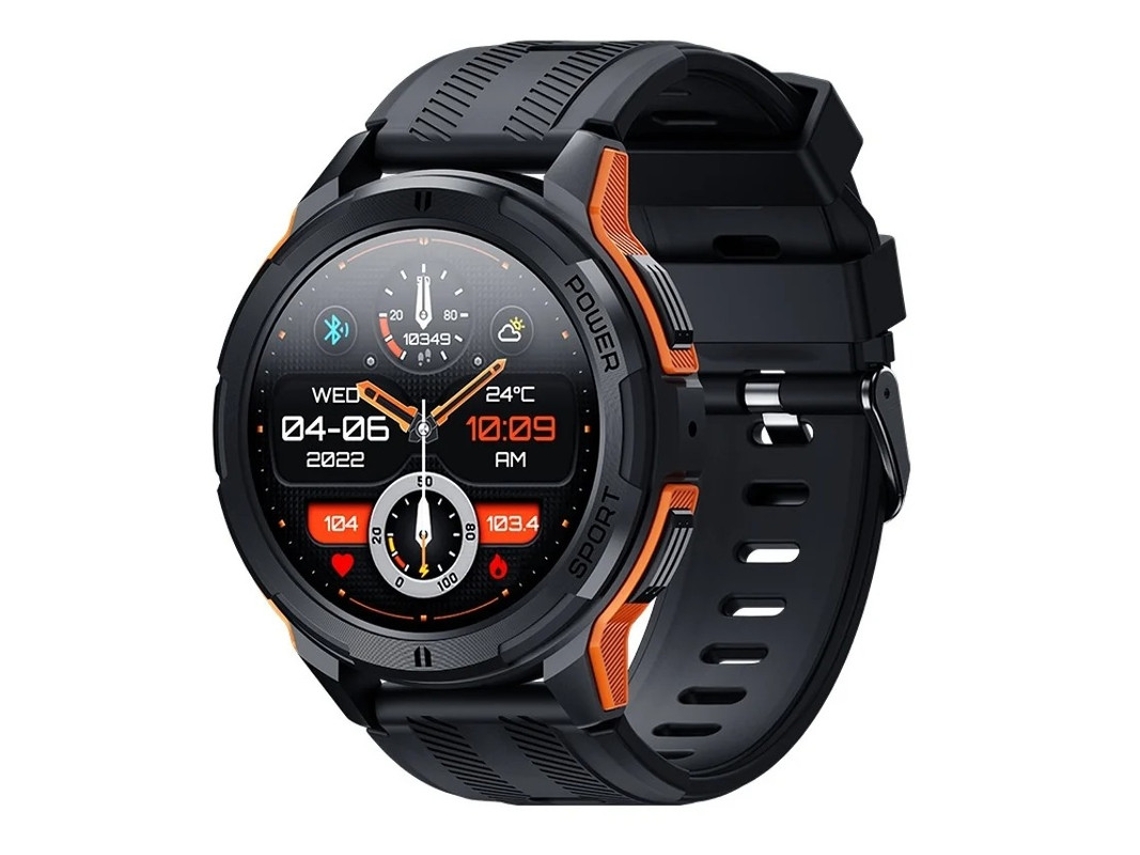 Relojes inteligentes 1.43 HD AMOLED Militar Resistente con Contestar/Llamar/Marcar Rastreador de Actividad Batería de Larga Duración Asistente Yizhood