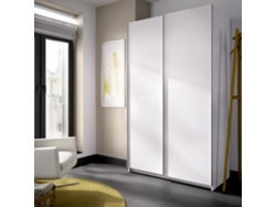 Armario 2 Puertas Corredera Slide Blanco MIRAKEMUEBLE 204x120x65cm