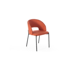 Juego de 4 Sillas HOMEMANIA Greta (Naranja - 52 x 55,5 x 78,5 cm)