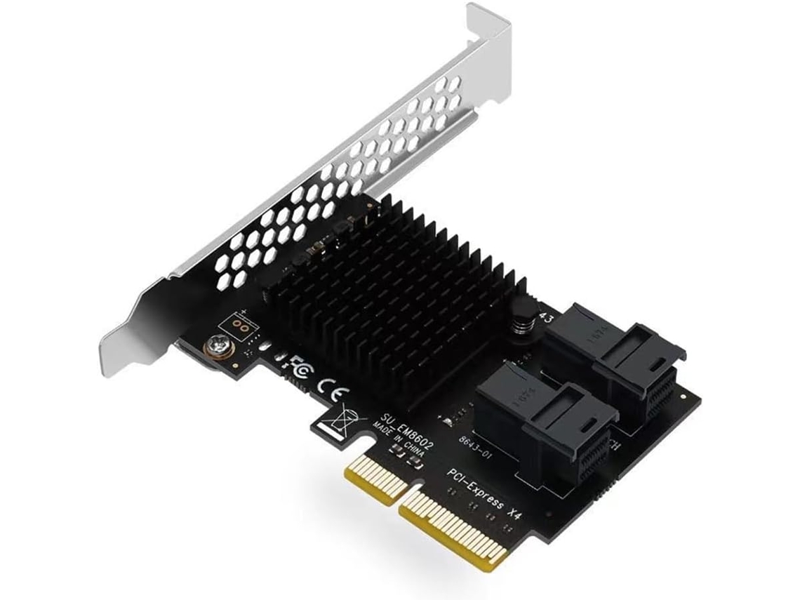 Tarjeta De Expansión Pci E A Sff 8643 Con 2 Puertos Pci Ex4 U2 Nvme Y Adaptador De Disco Duro.