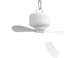 Ventilador Portátil Para Camping Con Batería De 8000 Mah, Aspas Extraíbles Y Mando A Distancia Usb Recargable.