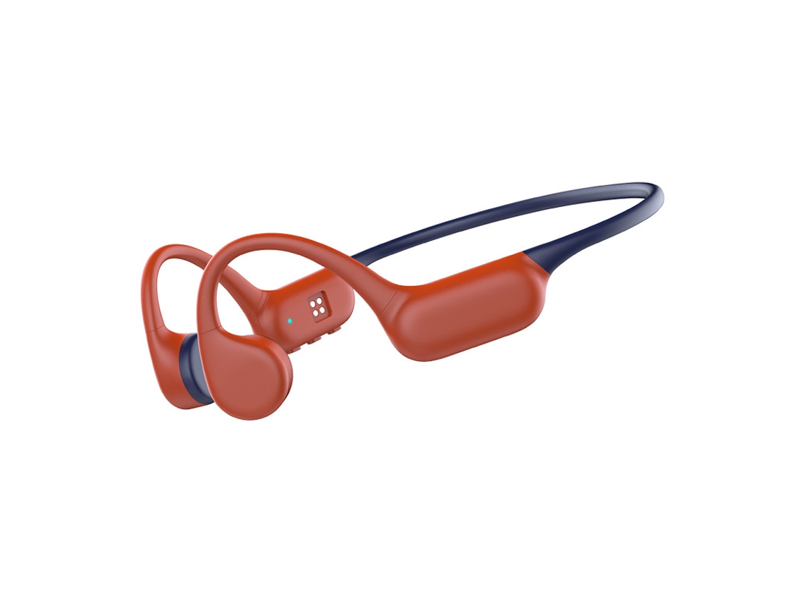 Audífonos de conducción ósea IPX8 con SPQMENT de 32 Gb (naranja) | SPQMENT