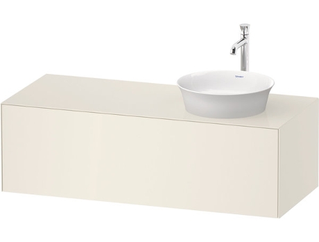 DURAVIT Tulip blanco, mueble de pared, ancho 1300 x fondo 550mm, con 1x extraíble, con tecnología tip-on, WT4977R