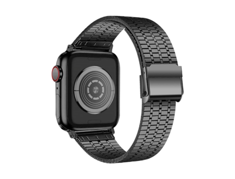 Correa Apple Watch 41mm / 40mm y 38mm Eslabones Acero Inoxidable Negro AVIZAR