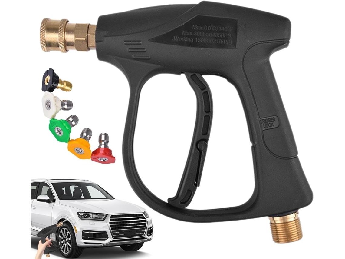 Material Del Kit De Hidrolavadora De Alta Presión Kurz: Pistola Robusta Y Compacta Con