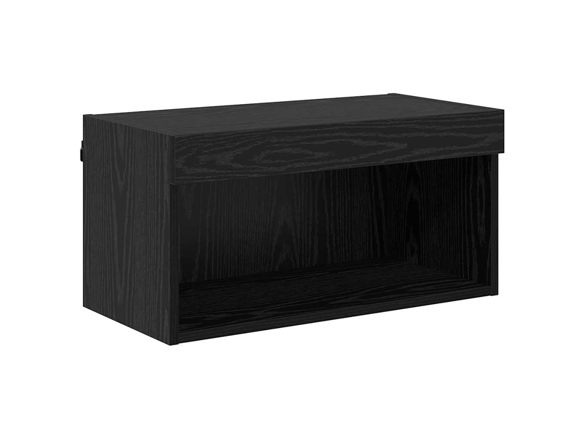 Conjunto de muebles para TV | Mueble para TV | Mueble para TV de madera de roble negro procesada