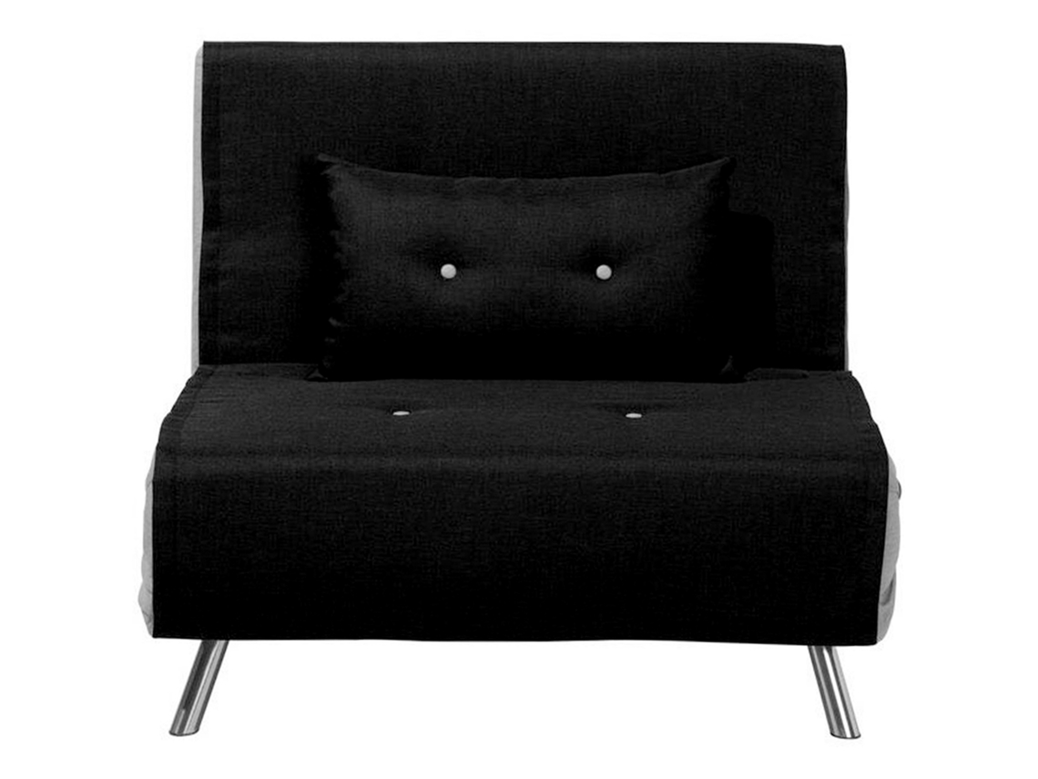 Sofá cama BELIANI Farris de Poliéster Negro 100x191x89